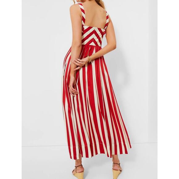 TUCKERNUCK Red Rouge Stripe Laina Dress NWT Size XXL - Picture 3 of 9